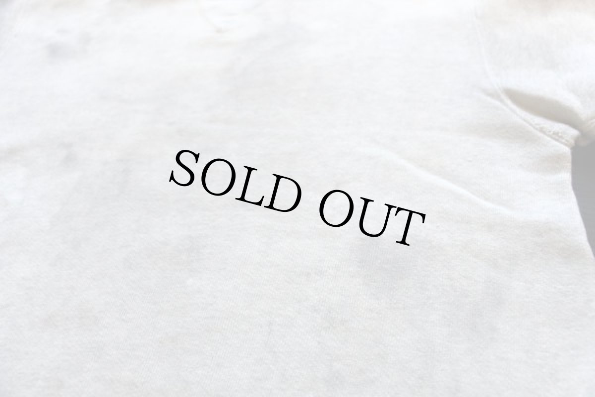 画像7: 40s UNKNOWN ステンシル はめ込み 両V コットン スウェット★囚人 (7)