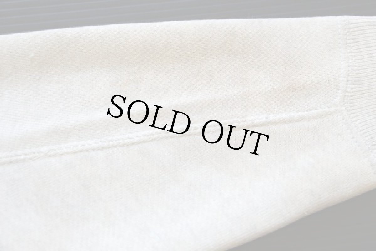 画像9: 40s UNKNOWN ステンシル はめ込み 両V コットン スウェット★囚人 (9)