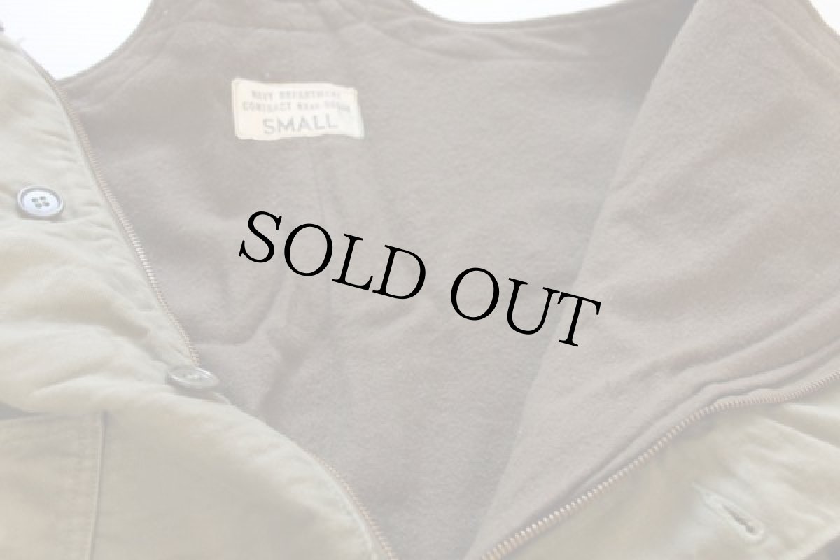 画像5: 40s 米軍 U.S.NAVY N-1 デッキパンツ オリーブドラブ S★オーバーオール (5)