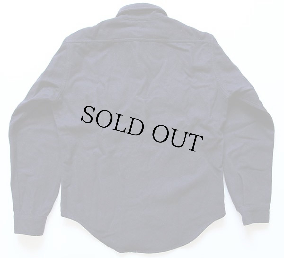 画像2: 70s 米軍 U.S.NAVY CPO ウールシャツ 紺 15 (2)