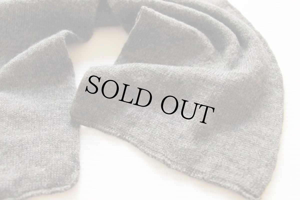 画像3: 米軍 ウールニット マフラー グレー (3)