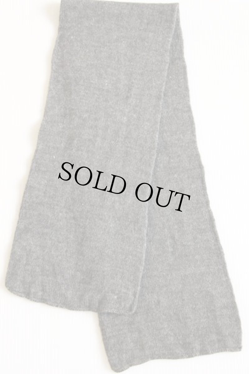 画像2: 米軍 ウールニット マフラー グレー (2)