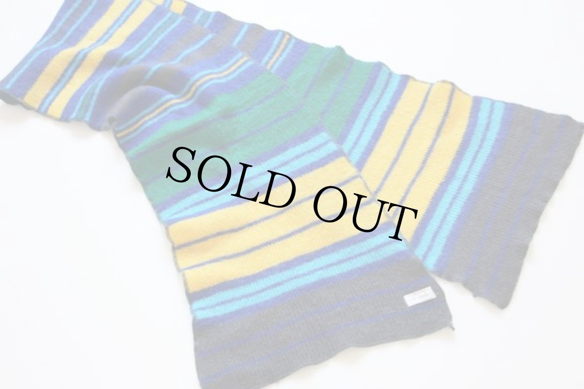 画像2: 80s イタリア製 benettonベネトン モヘヤニット マフラー (2)