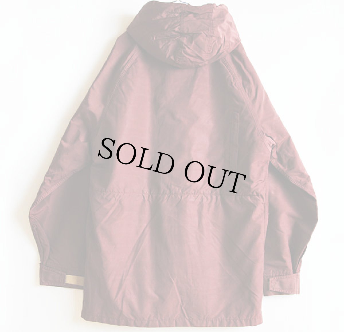 画像2: 70s Woolrichウールリッチ ウールライナー マウンテンパーカー バーガンディ M (2)