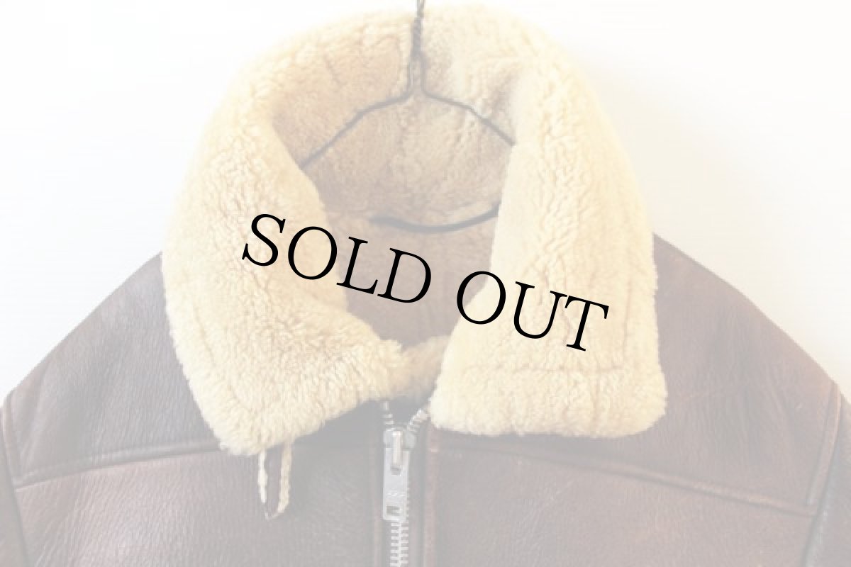 画像5: 英国製 M.B.Sheepskins シープスキン ムートンジャケット 34 (5)