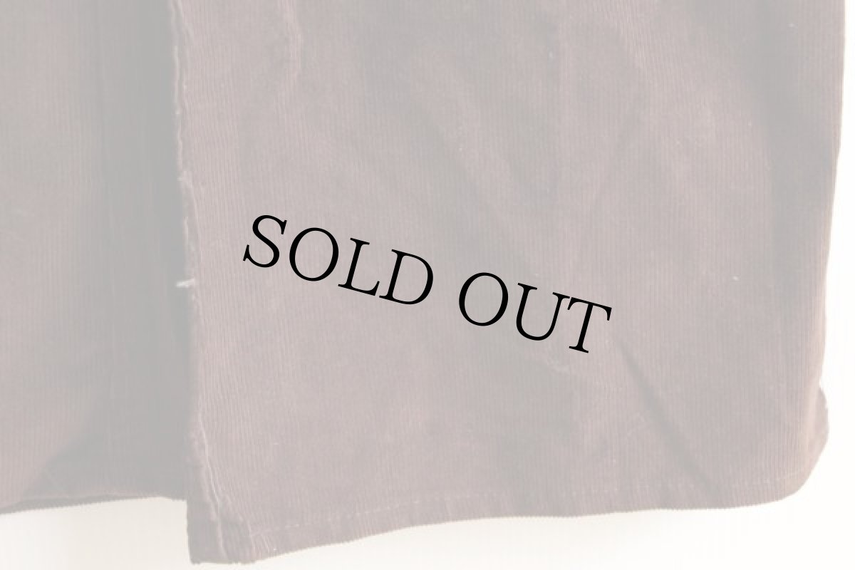 画像4: デッドストック★70s USA製 OSHKOSH B'GOSH コーデュロイ オーバーオール 焦げ茶 36 (4)