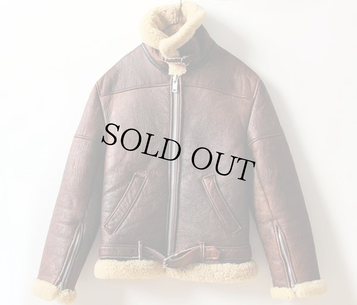 画像3: 英国製 M.B.Sheepskins シープスキン ムートンジャケット 34 (3)
