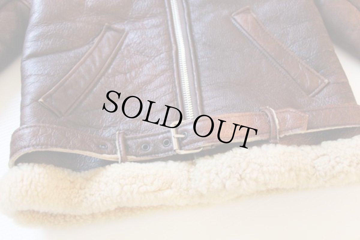 画像7: 英国製 M.B.Sheepskins シープスキン ムートンジャケット 34 (7)