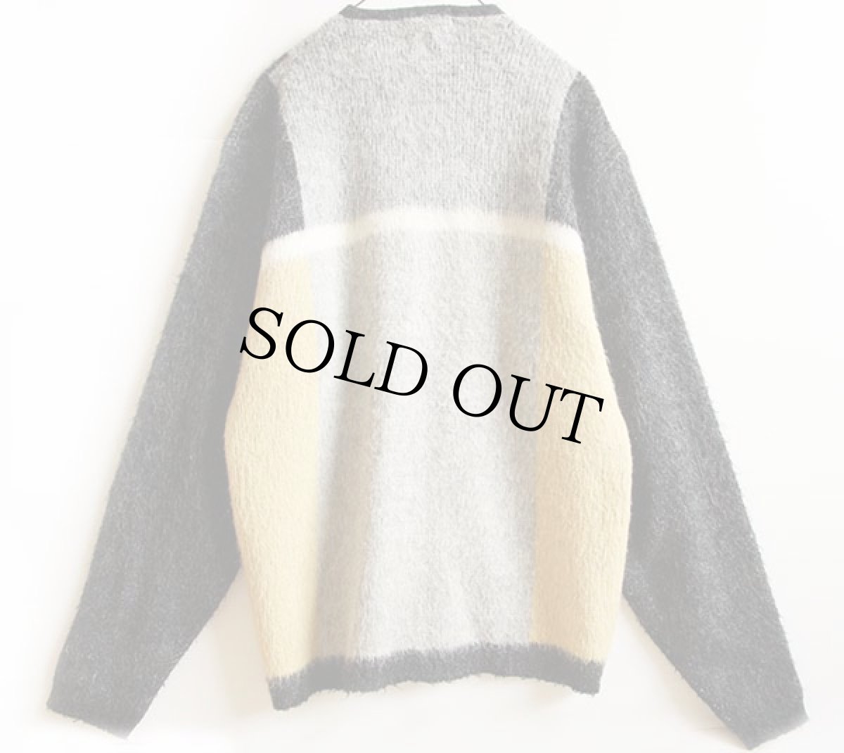 画像2: 60s USA製 Kandahar モヘヤニット カーディガン L (2)