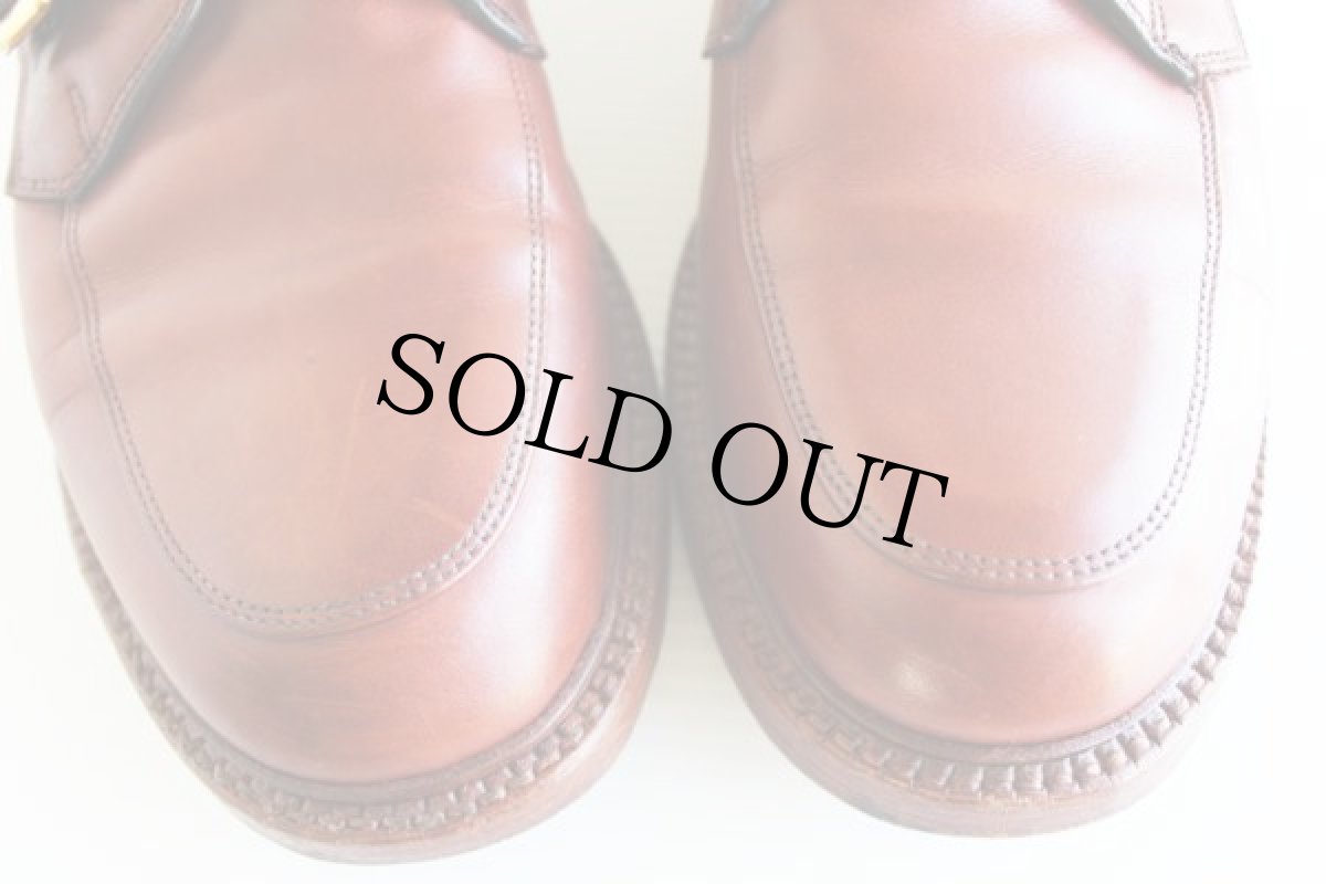 画像9: USA製 Allen Edmondsアレンエドモンズ モンクストラップ レザーシューズ 茶 9D★革靴 (9)