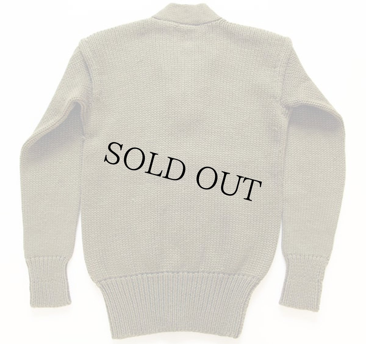 画像2: 40s 米軍 USAAF A-1 Vネック ウールニット セーター オリーブドラブ (2)