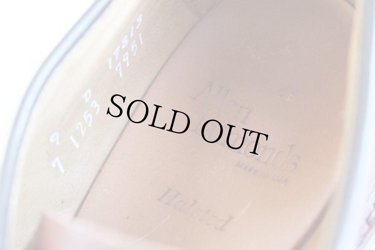 画像7: USA製 Allen Edmondsアレンエドモンズ モンクストラップ レザーシューズ 茶 9D★革靴 (7)