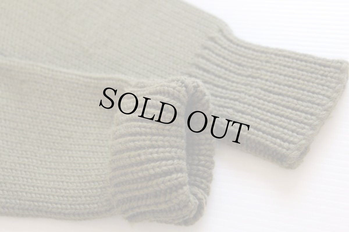 画像5: 40s 米軍 USAAF A-1 Vネック ウールニット セーター オリーブドラブ (5)