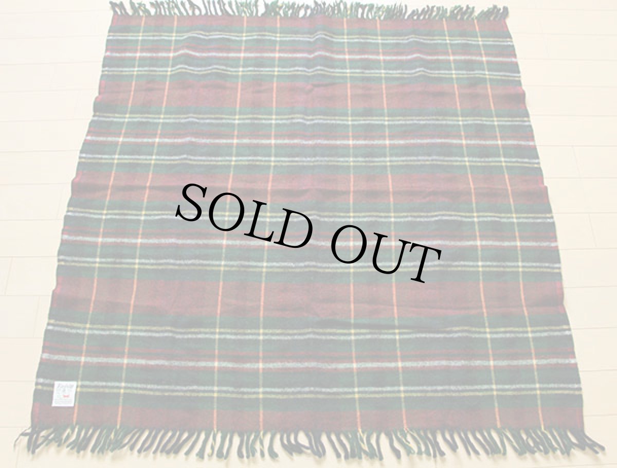 画像2: USA製 Faribo タータンチェック ウール ブランケット (2)