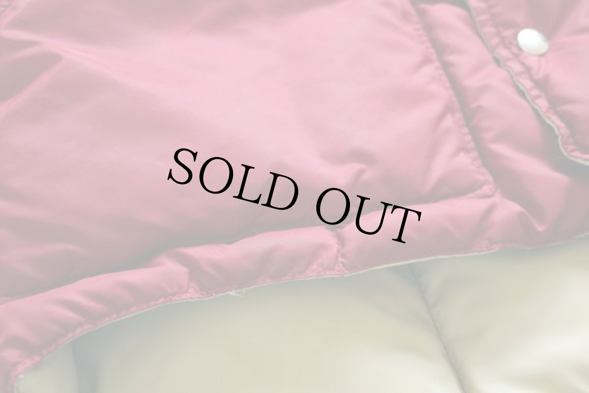 画像6: 70s SIERRA DESIGNSシエラデザイン ナイロン ダウンベスト バーガンディ M (6)