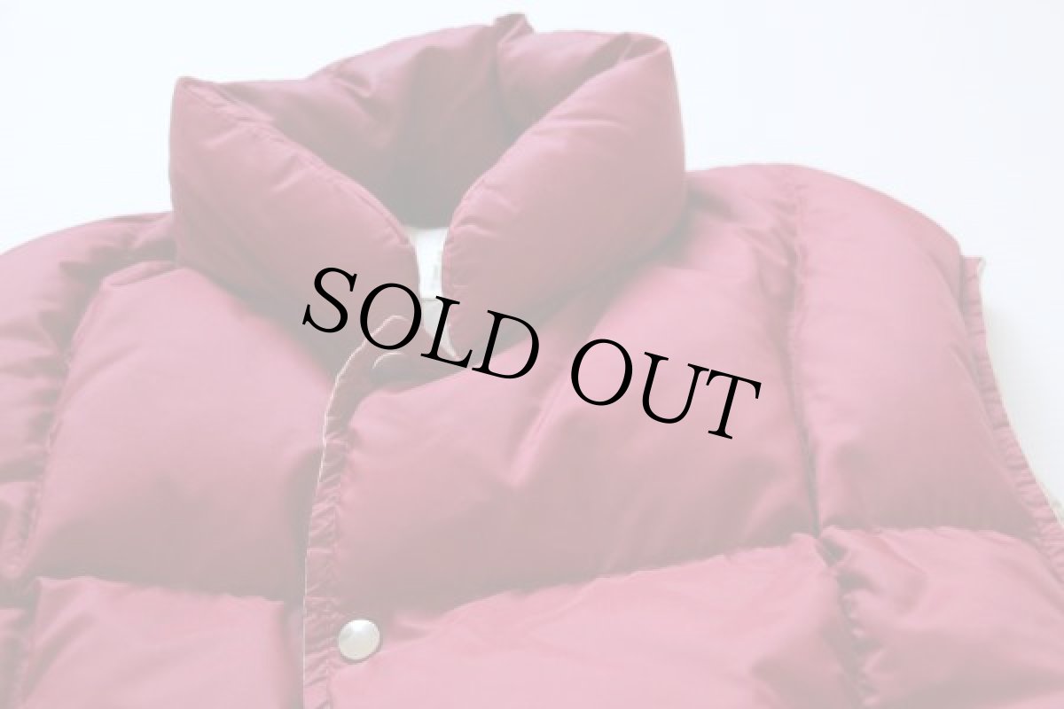 画像3: 70s SIERRA DESIGNSシエラデザイン ナイロン ダウンベスト バーガンディ M (3)