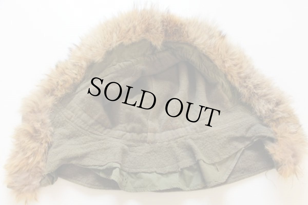 画像2: 50s 米軍 U.S.ARMY M-51 パーカー用 コヨーテファー フード 後期型★モッズコート (2)