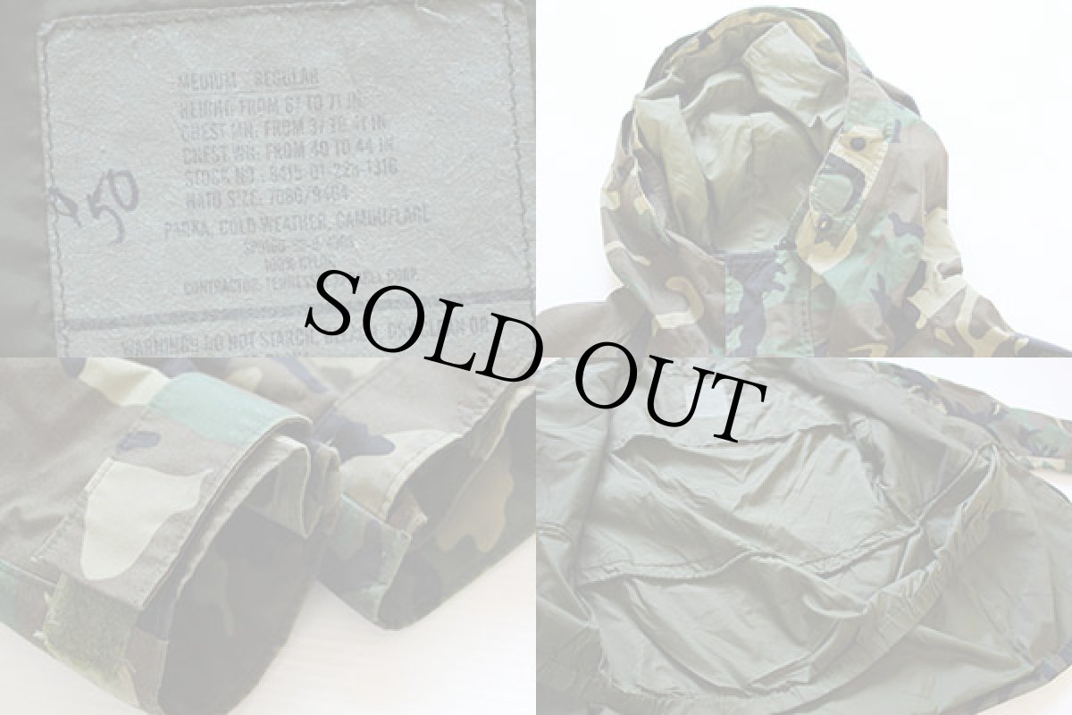 画像3: 90s 米軍 U.S.ARMY ECWCS GEN1 ウッドランドカモ GORE-TEXゴアテックスパーカー M-R (3)