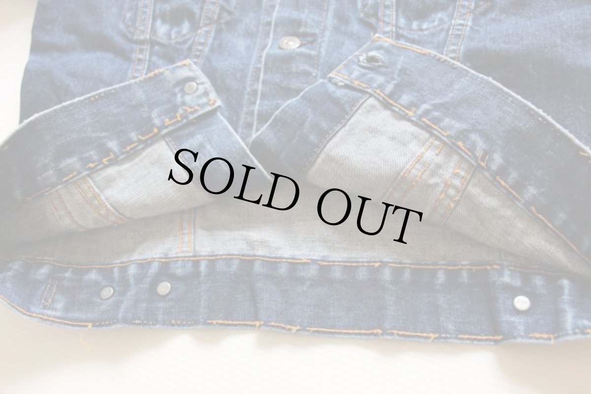 画像8: 60s USA製 LEVI'Sリーバイス 70505 BIGE デニムジャケット 38 (8)