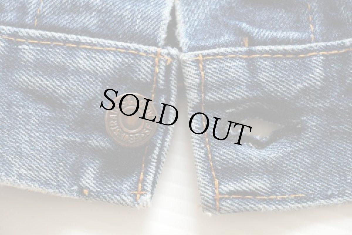 画像6: 60s USA製 LEVI'Sリーバイス 70505 BIGE デニムジャケット 38 (6)