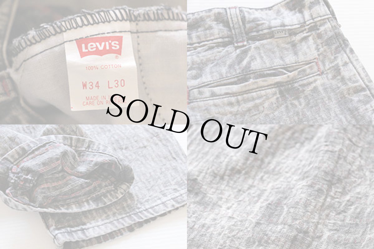 画像3: 90s USA製 Levi'sリーバイス silverTabシルバータブ ステッチ入り デニムパンツ w34 L30 (3)