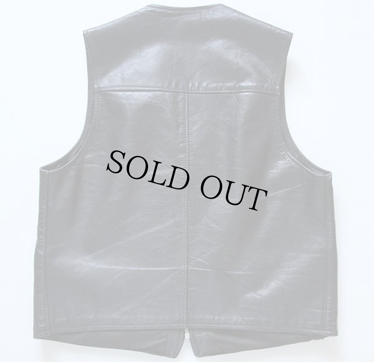 画像2: 70s AMF HARLEY-DAVIDSONハーレー ダビッドソン レザーベスト 黒 (2)