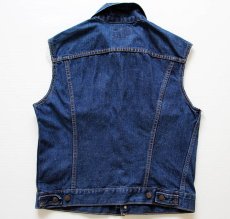 画像2: 70s USA製 Levi'sリーバイス 70505 カットオフ デニムベスト 42 (2)