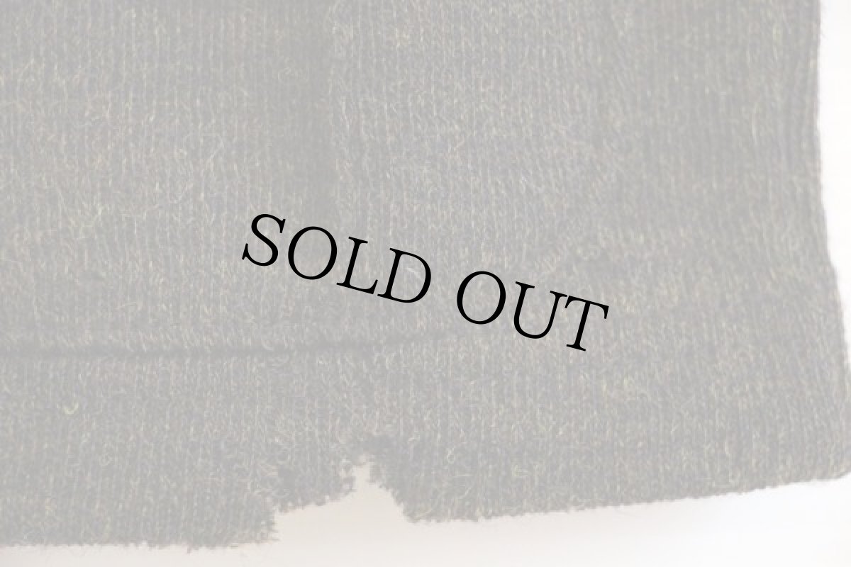 画像6: デッドストック★30s DOUBLE WEAR ダブルエルボー ウールニット ワークカーディガン 38 (6)