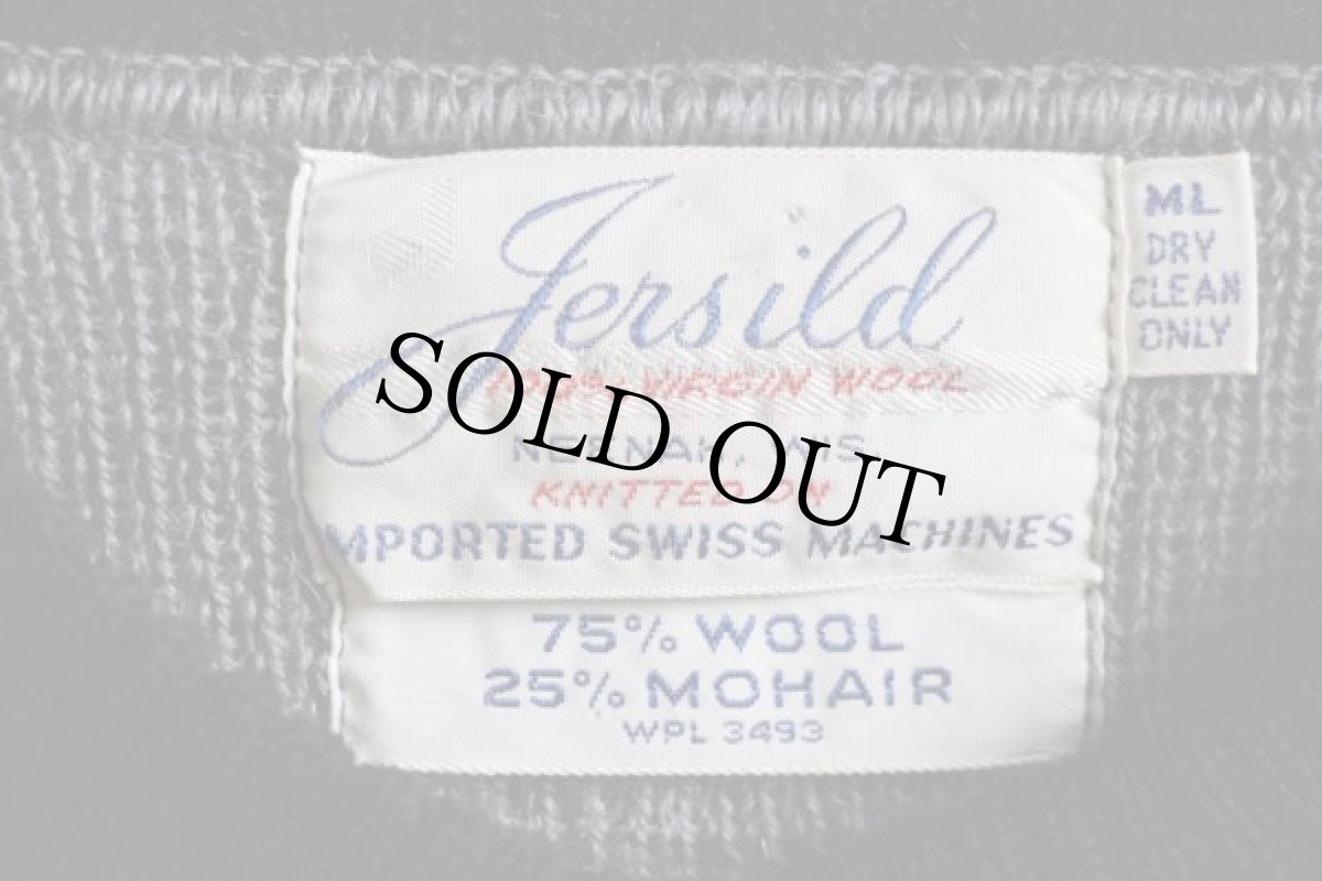 画像4: 60s Jersild ノルディック柄 モヘヤ ニットカーディガン ML (4)