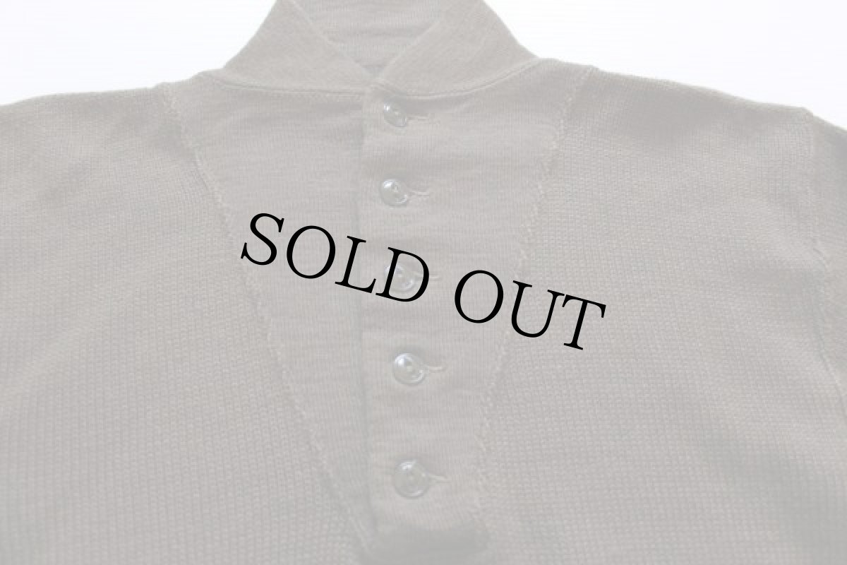 画像3: デッドストック★50s 米軍 U.S.ARMY 5ボタン ハイネック ウールニット セーター M (3)