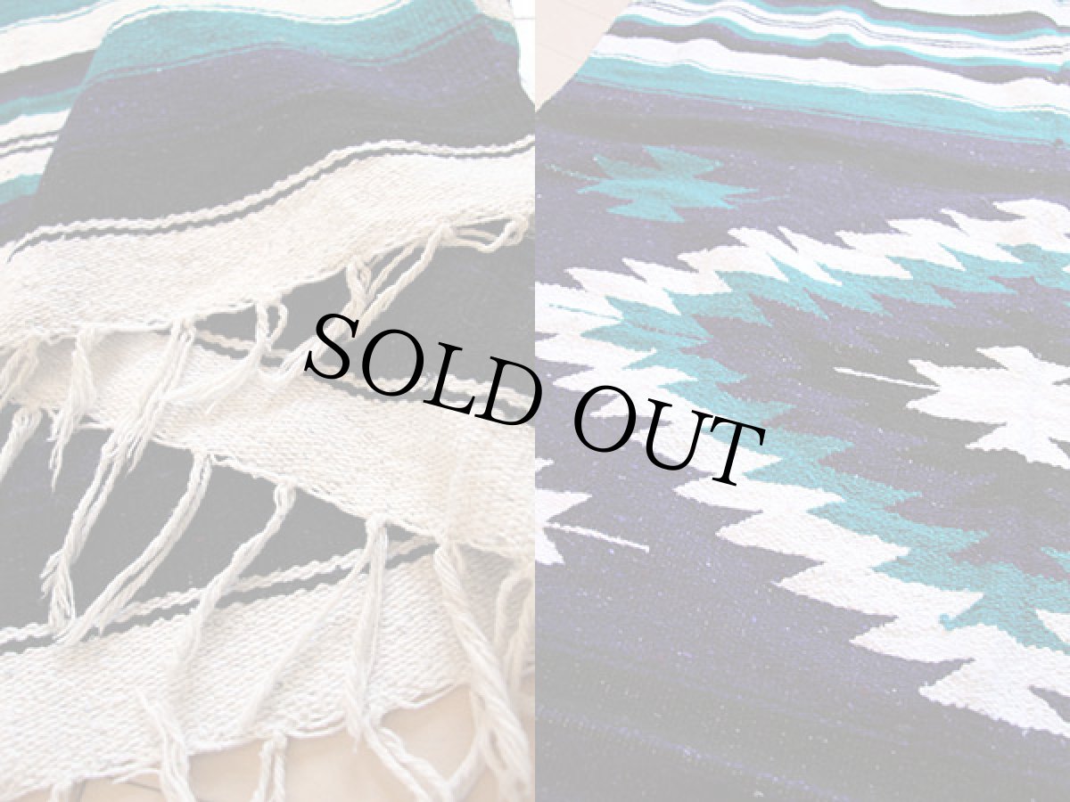 画像3: ネイティブ柄 メキシカン ラグ (3)