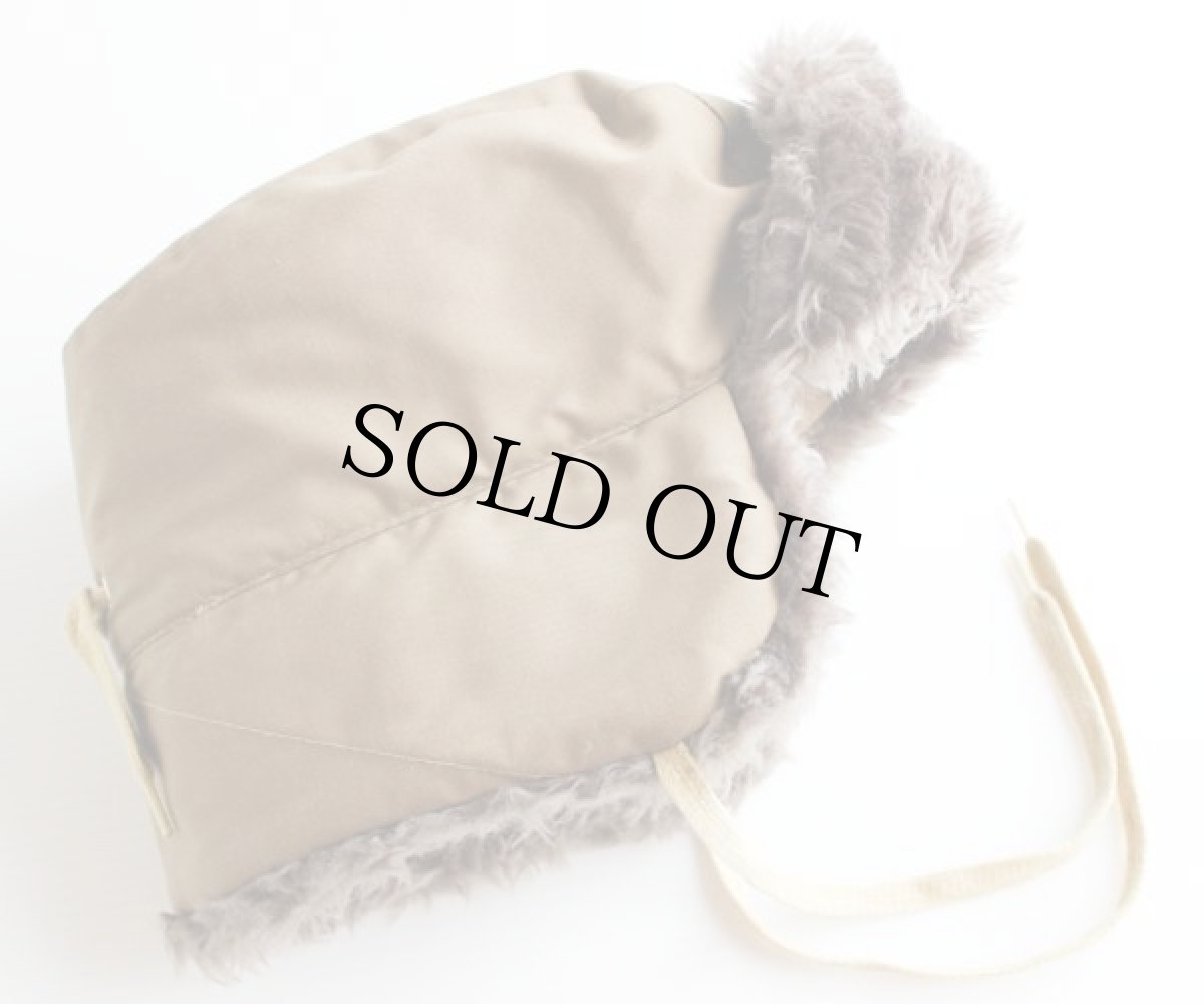 画像2: 80s USA製 BROWNING ボア付き ダウンキャップ カーキ L (2)