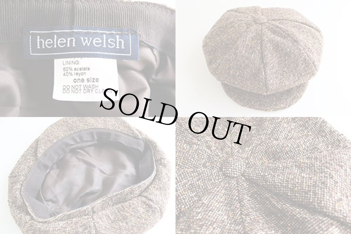 画像3: helen welsh ネップ入り ウール キャスケット (3)