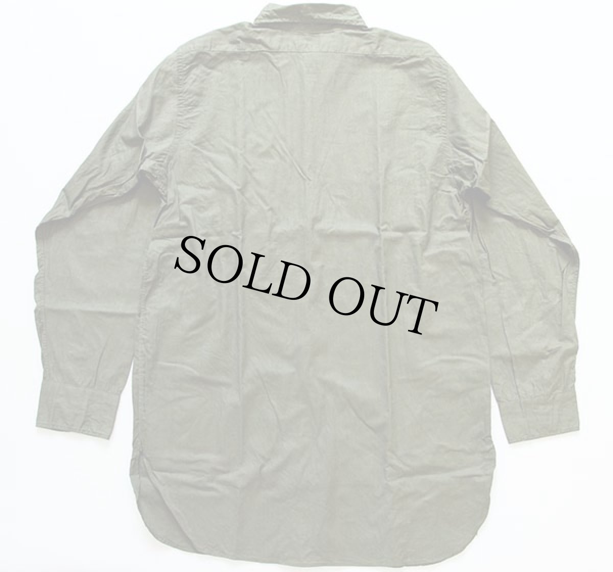 画像2: デッドストック★40s 米軍 USN N-3 コットンポプリンシャツ 15 (2)