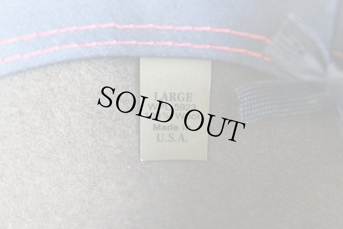 画像5: USA製 EddieBauerエディーバウアー 中折れ フェルトハット 茶 L (5)