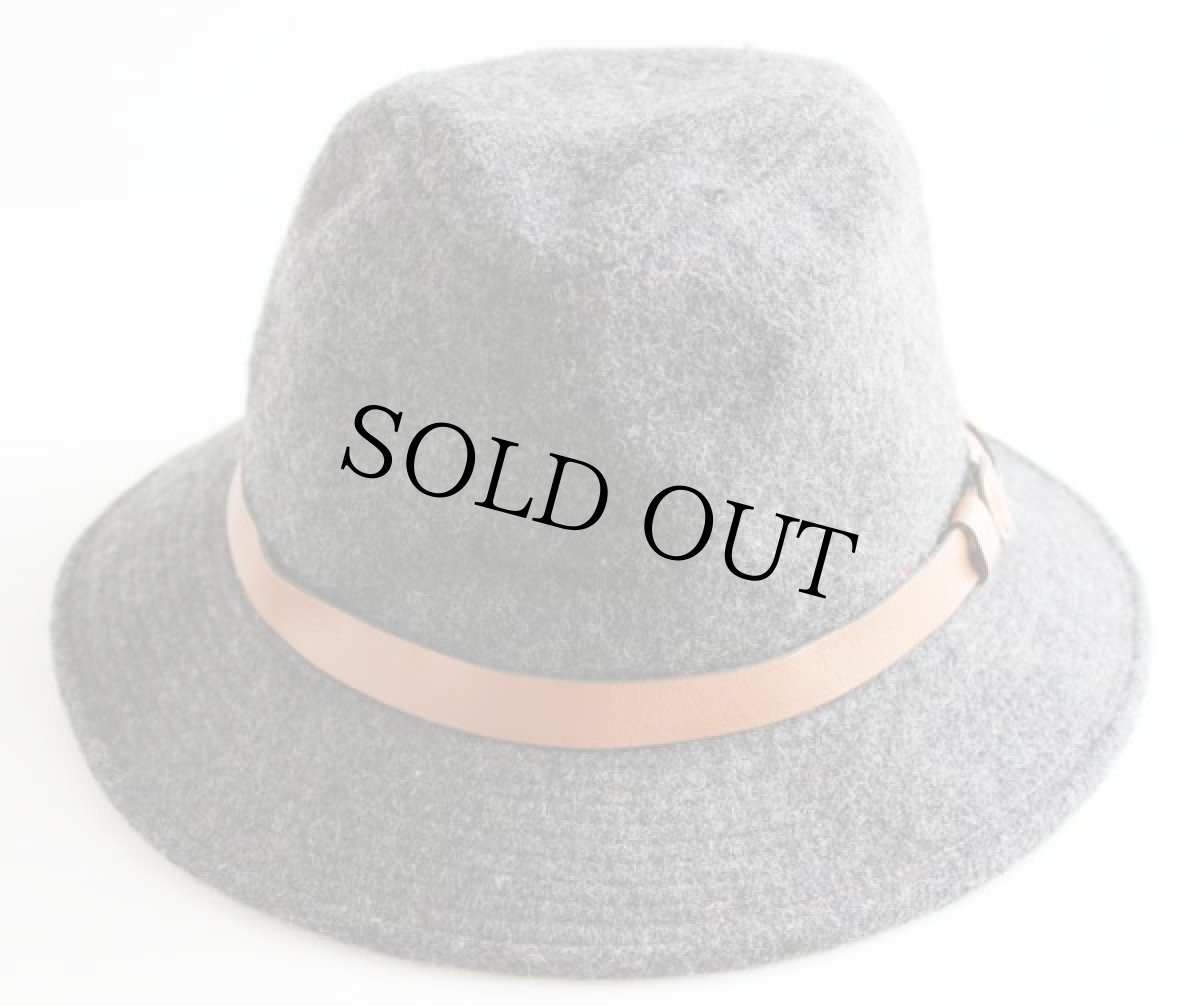 画像2: USA製 BACKTRAILS By DOBBS ウールハット チャコール L (2)