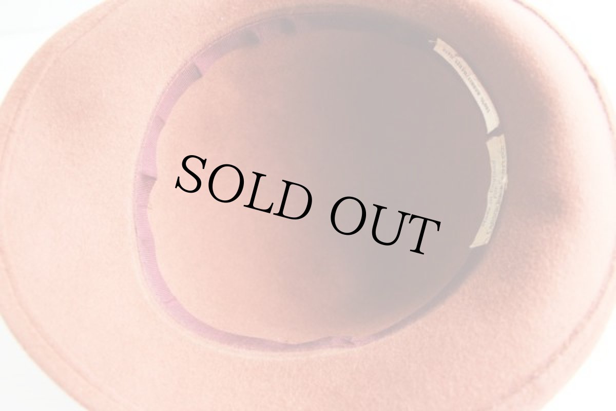 画像5: ビンテージ 英国製 CARSON PIRIE SCOTT ラビットヘア フェルト ボーラーハット (5)