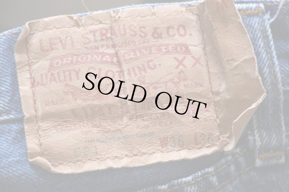 画像4: 70s USA製 Levi'sリーバイス 501 66後期 デニムパンツ w36 L36 (4)