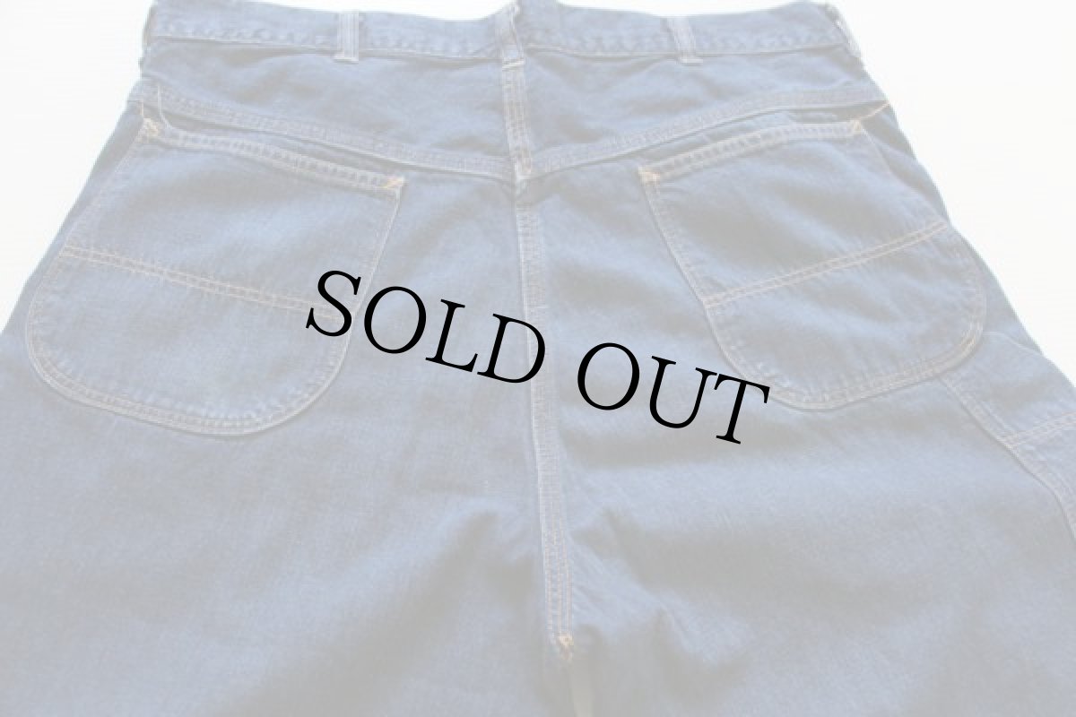 画像6: 60s Sears デニム ペインターパンツ w36 (6)
