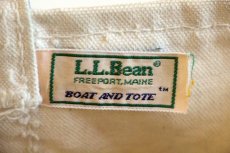 画像3: 70s L.L.Bean BOAT AND TOTE 耳付き キャンバス トートバッグ ナス紺 M★ミディアム (3)