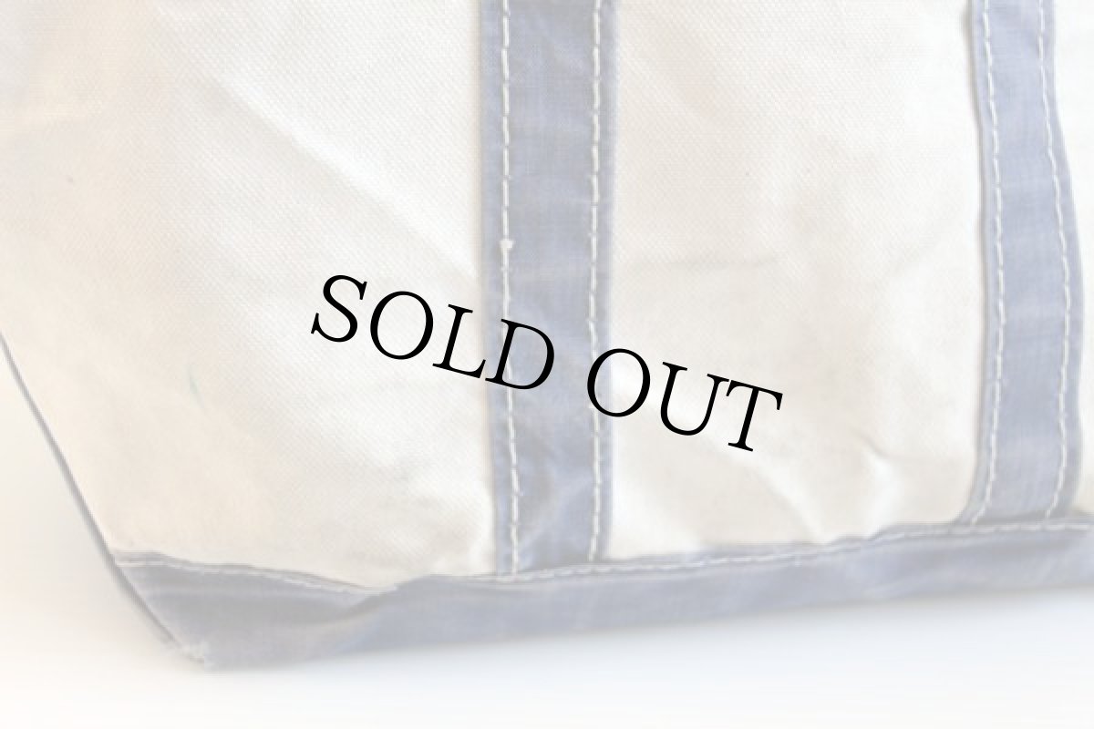 画像5: 70s L.L.Bean BOAT AND TOTE 耳付き キャンバス トートバッグ ナス紺 M★ミディアム (5)