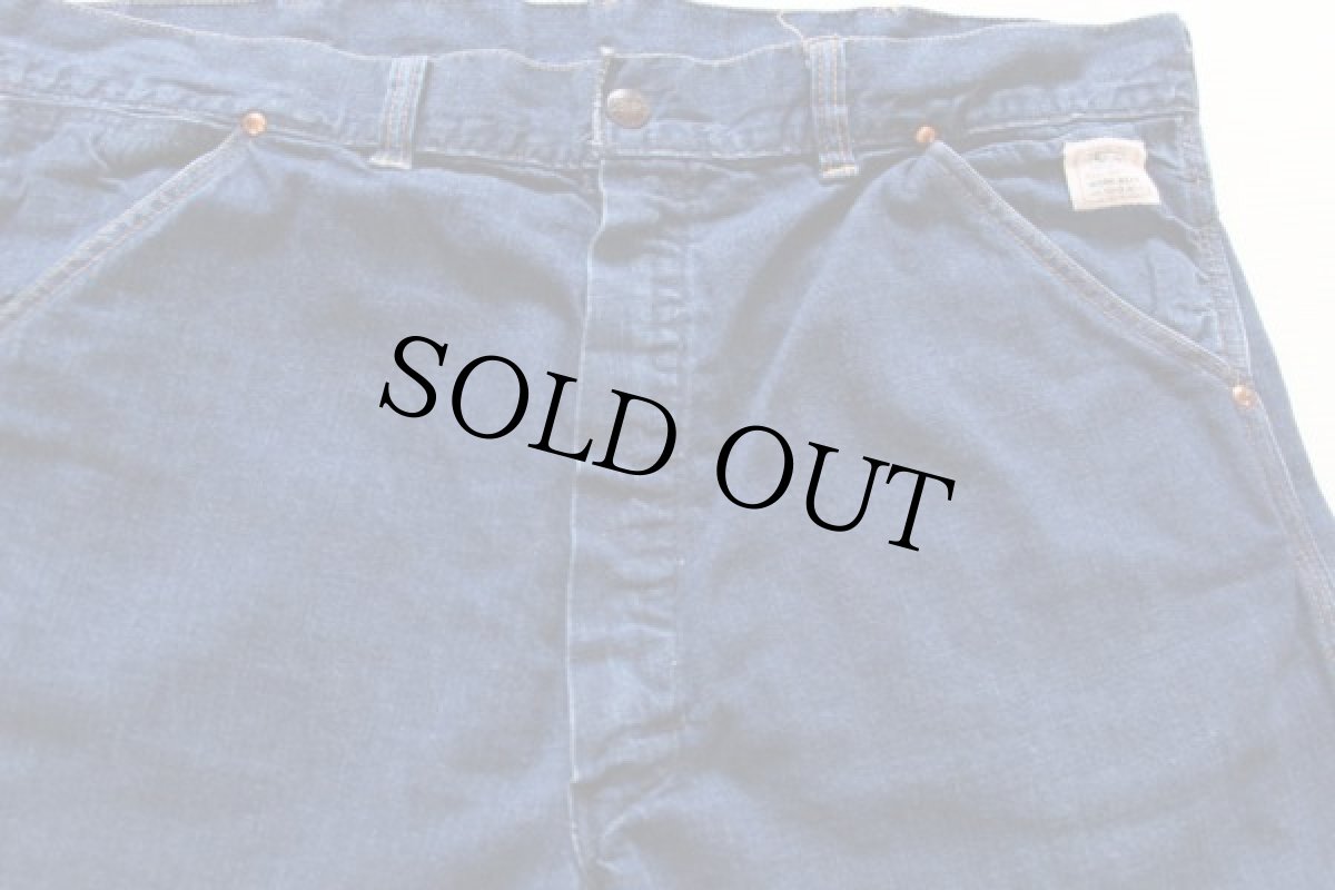 画像2: 60s Sears デニム ペインターパンツ w36 (2)