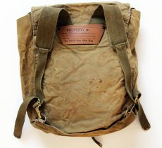 画像2: 50s BSA ボーイスカウト DIAMOND BRAND Day Hike Bag キャンバスバッグ カーキ (2)