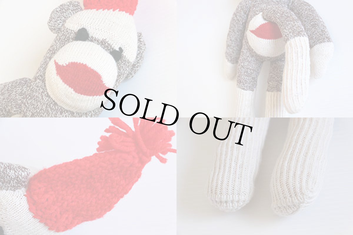 画像3: ハンドメイド ソックモンキー★ぬいぐるみ (3)