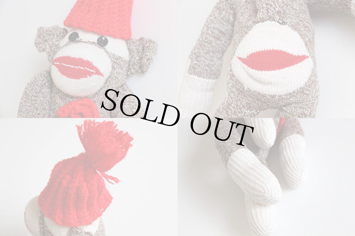 画像3: ハンドメイド ソックモンキー★ぬいぐるみ (3)