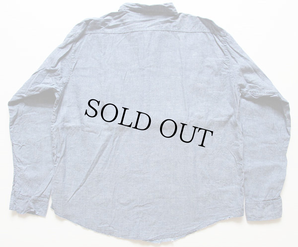 画像2: 60s UNKNOWN シャンブレーシャツ 17 (2)