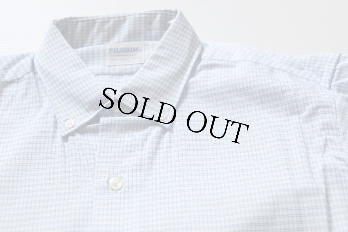 画像4: デッドストック★60s SEARS PILGRIMピルグリム チェック マチ付き ボタンダウン コットンシャツ 15 (4)