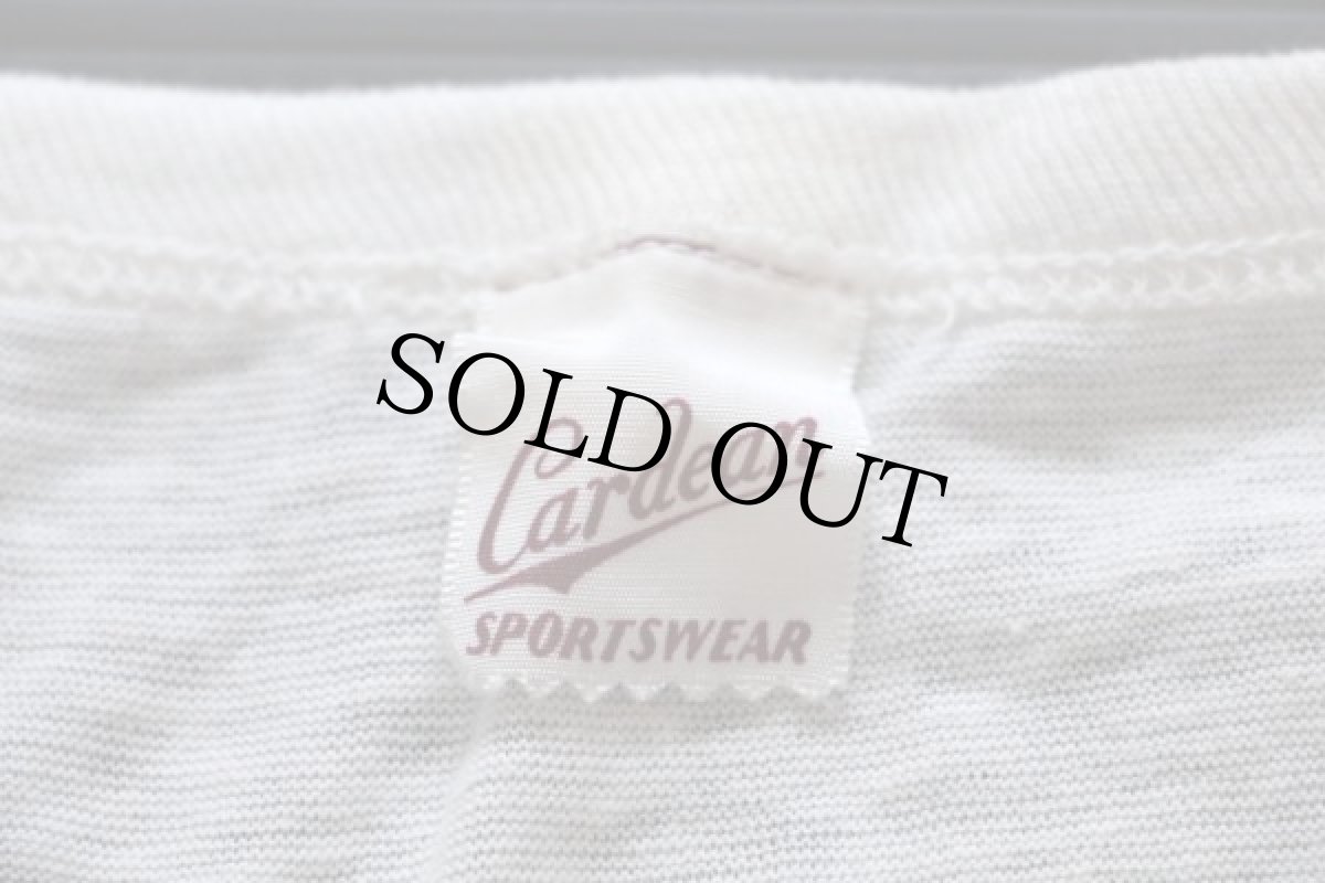 画像4: 50s Cardean JONESBORO HIGH 染み込みプリント コットンTシャツ 白 L (4)