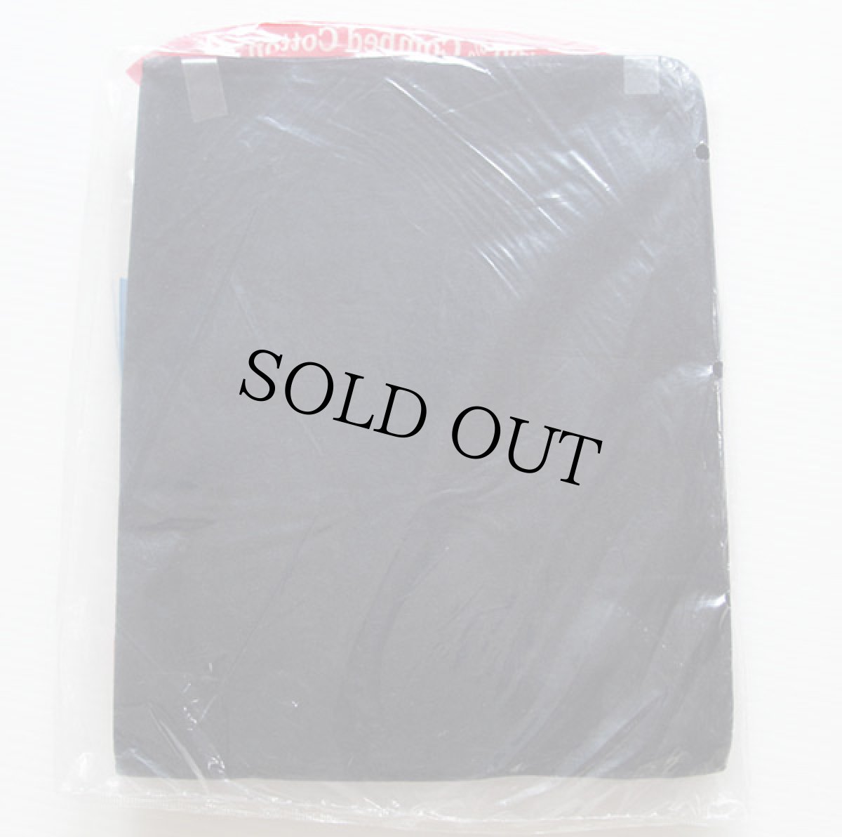 画像2: デッドストック★00s USA製 米軍 CAC 無地 コットンTシャツ 紺 L★DSCP (2)