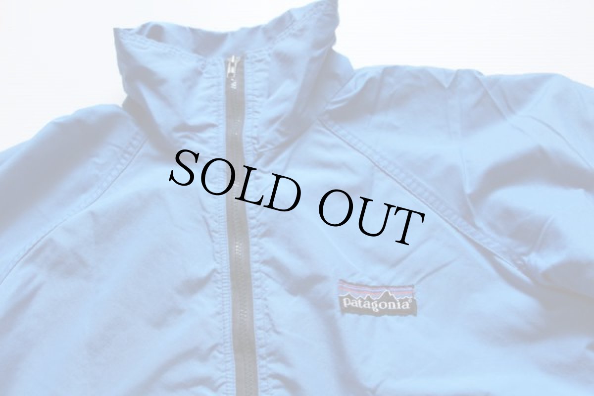 画像3: 80s patagoniaパタゴニア デカタグ シェルドシンチラ ナイロンジャケット 青×紺 S (3)